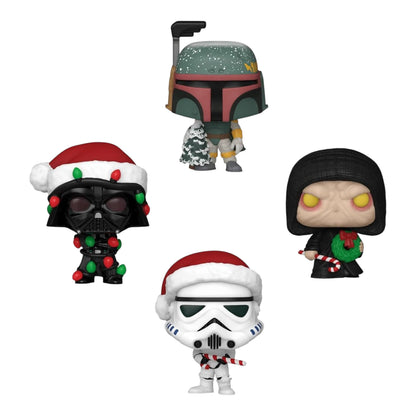 Pocket Pop! - Star Wars - 4 Figurines dans l'arbre de Noël