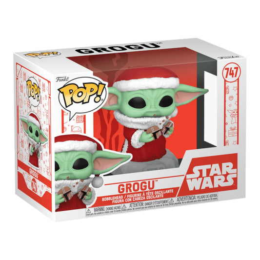 Funko Pop! - The Mandalorian - Santa Grogu avec des Cookies [747]