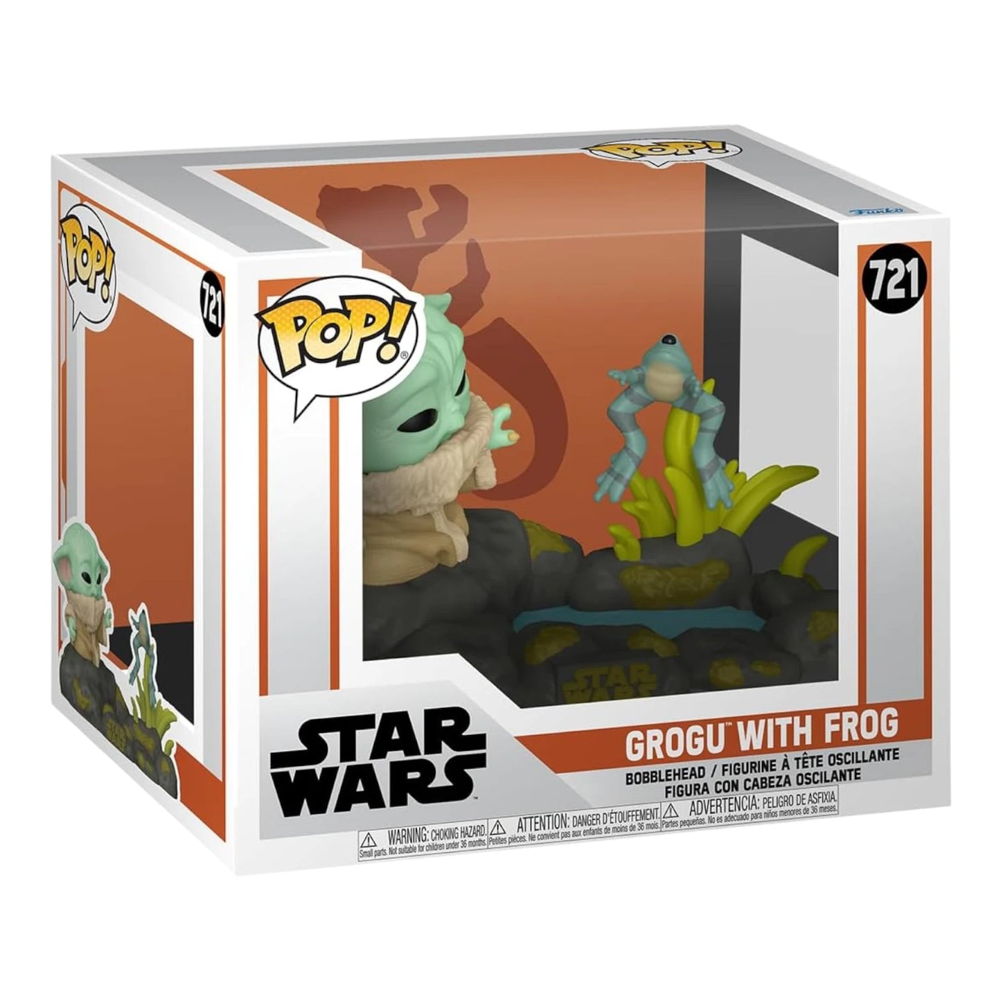 Funko Pop! Deluxe - The Mandalorian - Grogu avec Grenouille [720]