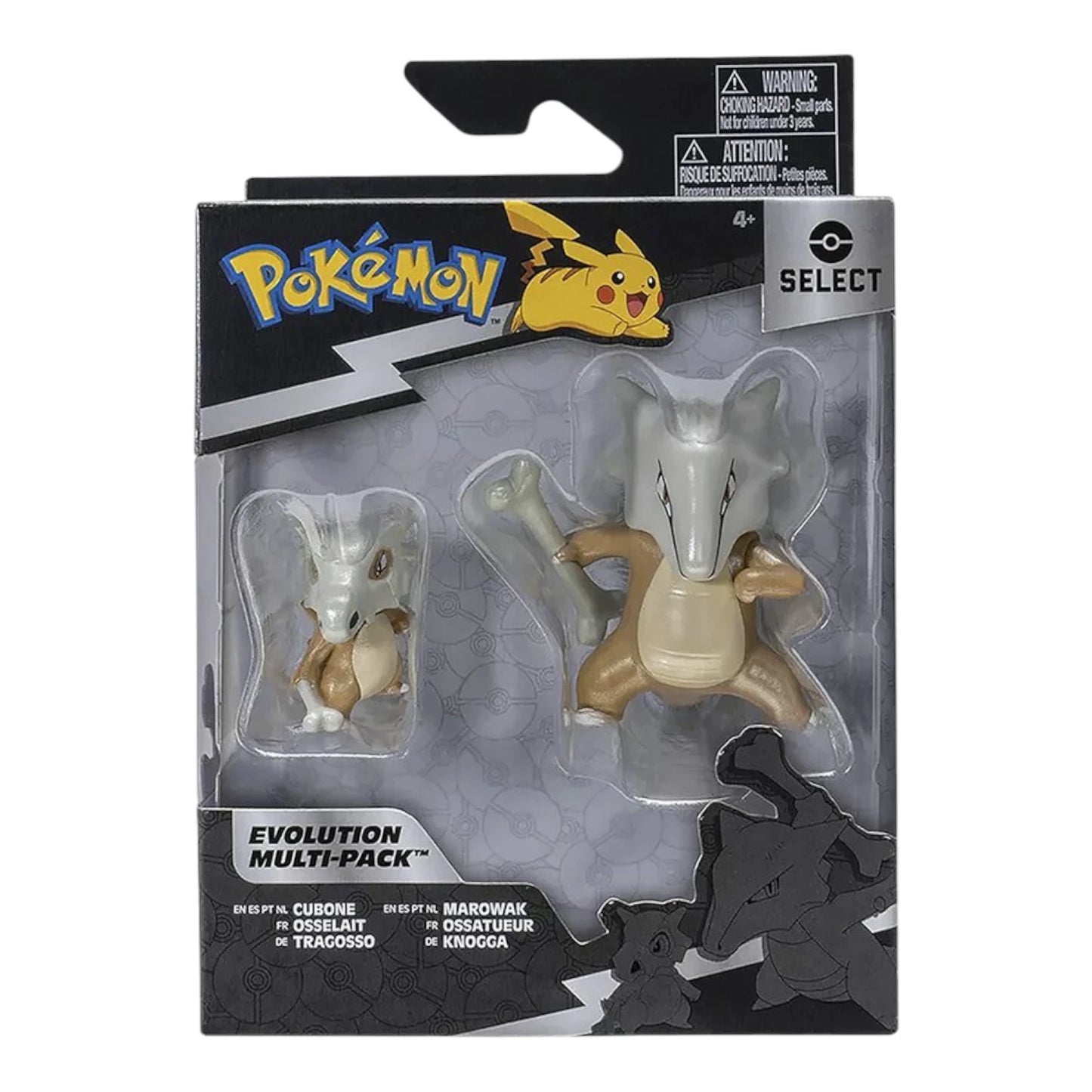 Figurine Pokémon - Osselait, Ossatueur - Multipack Evolution