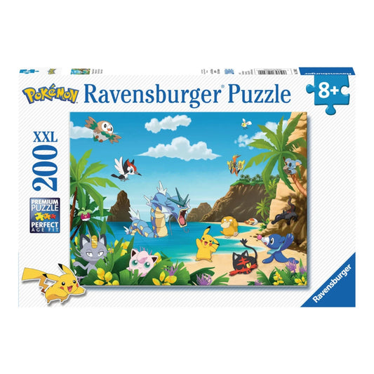 Puzzle - Pokémon - Attrapez-les Tous - 200 pièces