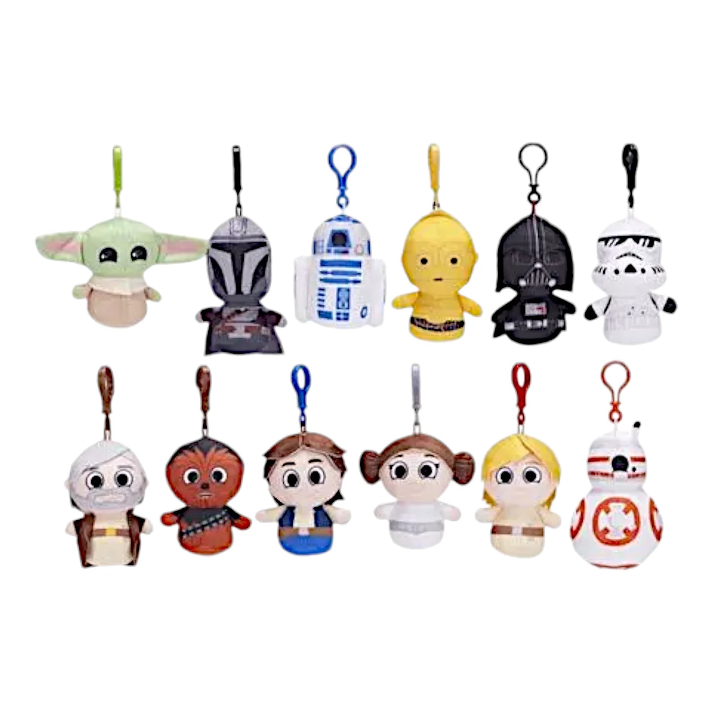 Porte-clés peluches STAR WARS - Modèles aléatoires