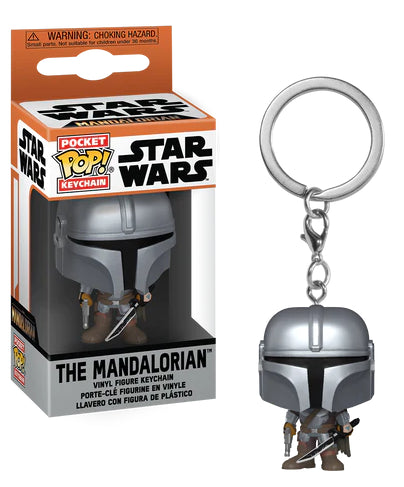 Porte-clés The Mandalorian avec Darksaber [Pocket Pop! Keychain]